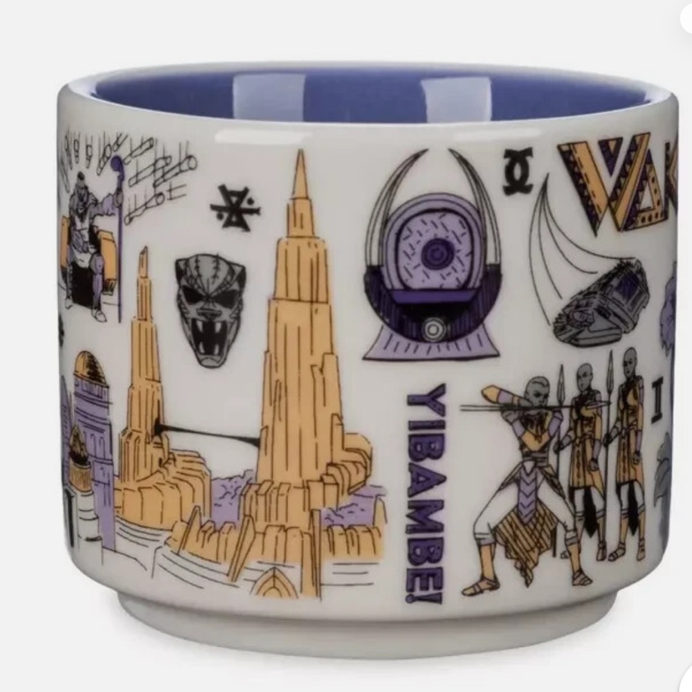 NWT Disney Marvel Wakanda Been There Series Starbucks Ornament Mug 2 oz - Picture 4 of 10